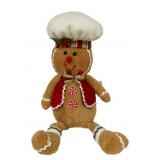 Plush Holiday Gingerbread Chef - 14" Tall