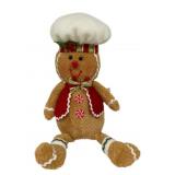 Plush Holiday Gingerbread Chef - 14" Tall