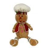 Plush Holiday Gingerbread Chef - 14" Tall