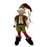 Collectible Holiday Posable Elf Doll - 18" Tall