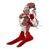 Collectible Holiday Posable Elf Doll - 22" Tall