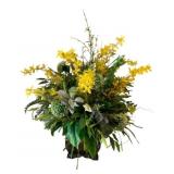 Spring Floral Arrangement in Metal Pot - 37 x 31