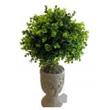 Faux Arrangement in Planter - 18 x 12 x 12