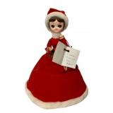 Vintage Musical Christmas Doll - 12" Tall