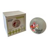 Cardinals Appear Glass LED GLobe - 6" Round