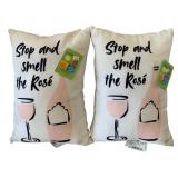 2 Climaweave Indoor/Outdoor Pillows - 16 x 11.5