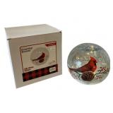 Cardinal Glass LED Globe - 6" Round