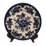 Royal Stafford Blue & White Plate w/ Stand