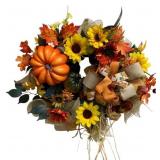 Handcrafted Fall Wreath - 23 x 25