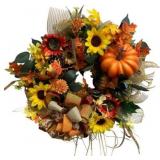 Handcrafted Fall Wreath - 23 x 25