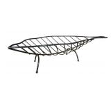 Metal Rack in the Shape of a Leaf