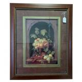 Framed Fruit Print - 37 x 30