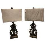 Pair of Stylecraft Lamps - 34"