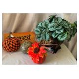 Assorted Fall Decorative Items