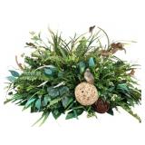 Faux Floral Centerpiece w/ Birds