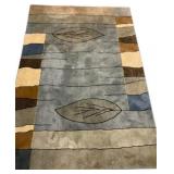 Genesis "Solitude Blue" Rug - standard 6 x 9