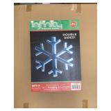24" Hanging Snowflake double sided w/ box