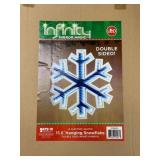 15.6" Hanging Snowflake Double Sided w/ box
