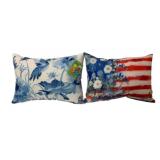 2 Climaweave Indoor/Outdoor Pillows - 16 x 10