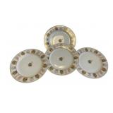 4 Gibson Birdhouse Plates - 10.25 Round