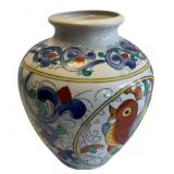 Art Deco Asian Vase - 9 x 7
