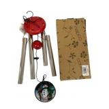 Snowman Windchime - New in Box - 23 x 3.5 Round