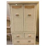 Wicker Wardrobe - 62 x 38 x 21