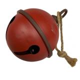 Rustic Decorative Metal Jingle Bell - 11 x 8
