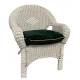 Wicker Chair - 33 x 29 x 27