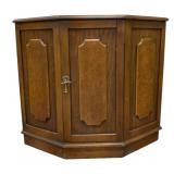 1 Door Demilune Cabinet - 30 x 34 x 12