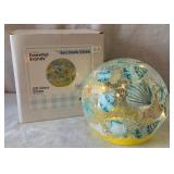 Seashell LED Glass Globe - 6" Round
