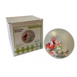 Cardinals Appear Glass LED Globe - 6" Round