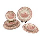 16 Pc Johnson Bros China - 11 Inches Round