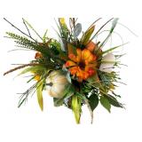 Handcrafted Faux Fall Flower Arrangement - 18 x 14