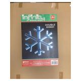 24" Hanging Snowflake double sided w/ box