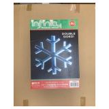 24" Hanging Snowflake double sided w/ box