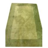 2 Tone Green Rug - 51 x 77