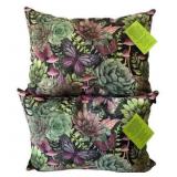 2 Climaweave Indoor/Outdoor Pillows - 16 x 10