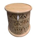 Isla Natural Side Accent Table - 18 x 17