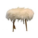 Faux Fur Toadstool - 17 x 21