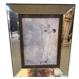 Signed Print in Mirrored Frame - 20 x 16
