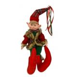 Collectible Holiday Posable Elf Doll - 26" Tall