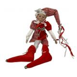 Collectible Holiday Posable Elf Doll - 22" Tall