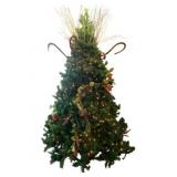 10ft Christmas Tree w/lights - 68" Round