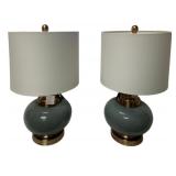 Pair of Lamps - 20" Tall