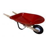 Decorative Red Wheel Barrow - 6 x 16 x 8.5