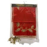 Embroidered Christmas Overlay - 54 x 54