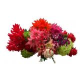 Assorted Faux Stem Flowers - 25" Tall