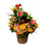 Flower Arrangement in Basket - 26 x 20