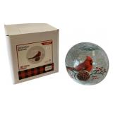 Cardinal Glass LED Globe - 6" Round